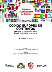 Código europeo de contratos de la Academia de Pavía. 9788429015669