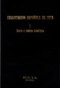 Constitucion Española de 1978. 9788429013238