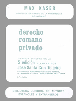 Derecho romano privado. 9788429011623