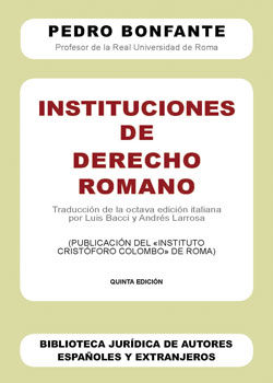 Instituciones de Derecho romano