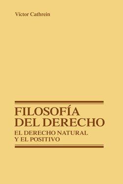 Filosofía del Derecho. 9788429013825