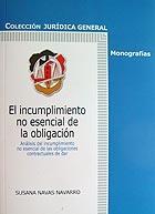 El incumplimiento no esencial de la obligación