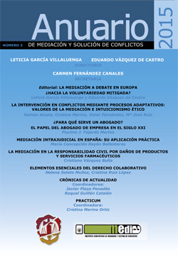 Anuario de mediación y solución de conflictos